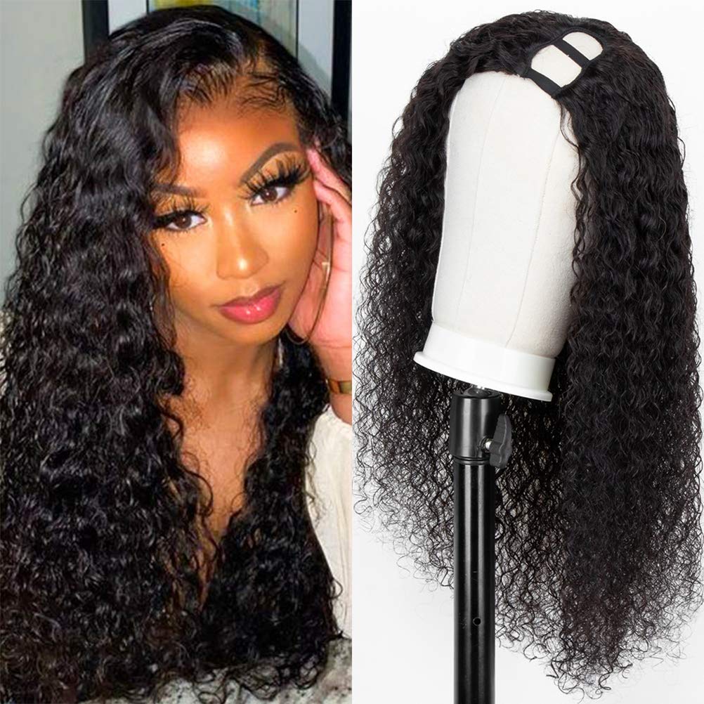 Stema U Part V Part Deep Wave Leave Out Wigs